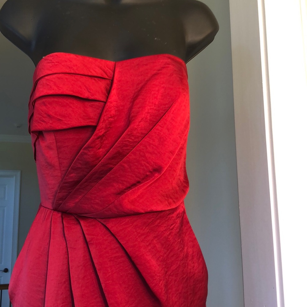 BCBGENERATION red strapless size 4 dress - Picture 2 of 6